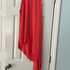 BCBGMaxAzria Coral Asymmetrical Top